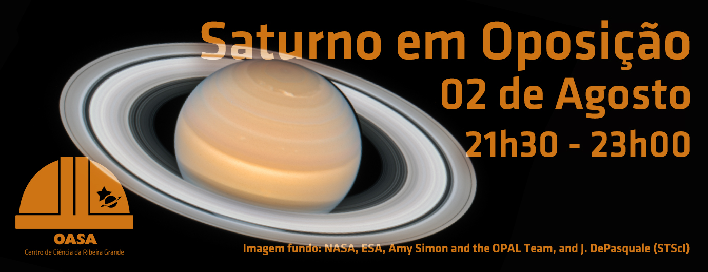 Saturno em Oposição | 2 de agosto | OASA