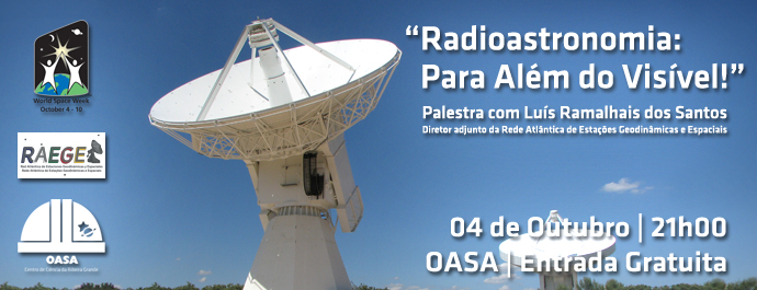 Palestra "Radioastronomia: Para Além do Visível" Luís Ramalhais Santos