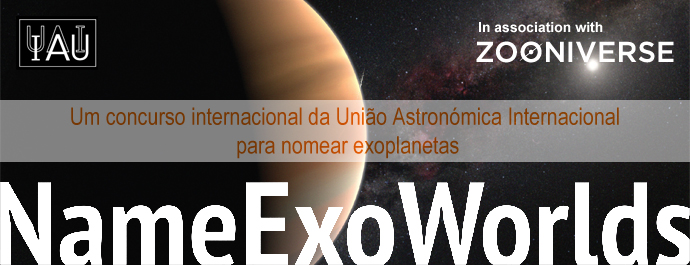 Nameexoworlds: Escolha o nome dos exoplanetas